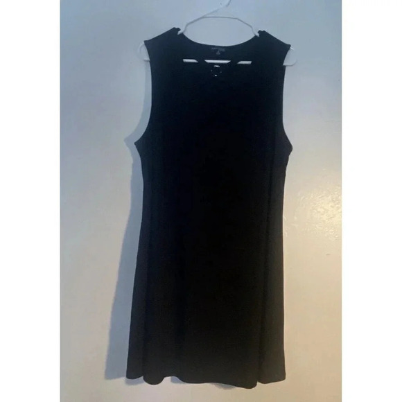 Ava & Grace Sleeveless Black Dress size 1X Stretchy Lightweight - Picture 1 of 9